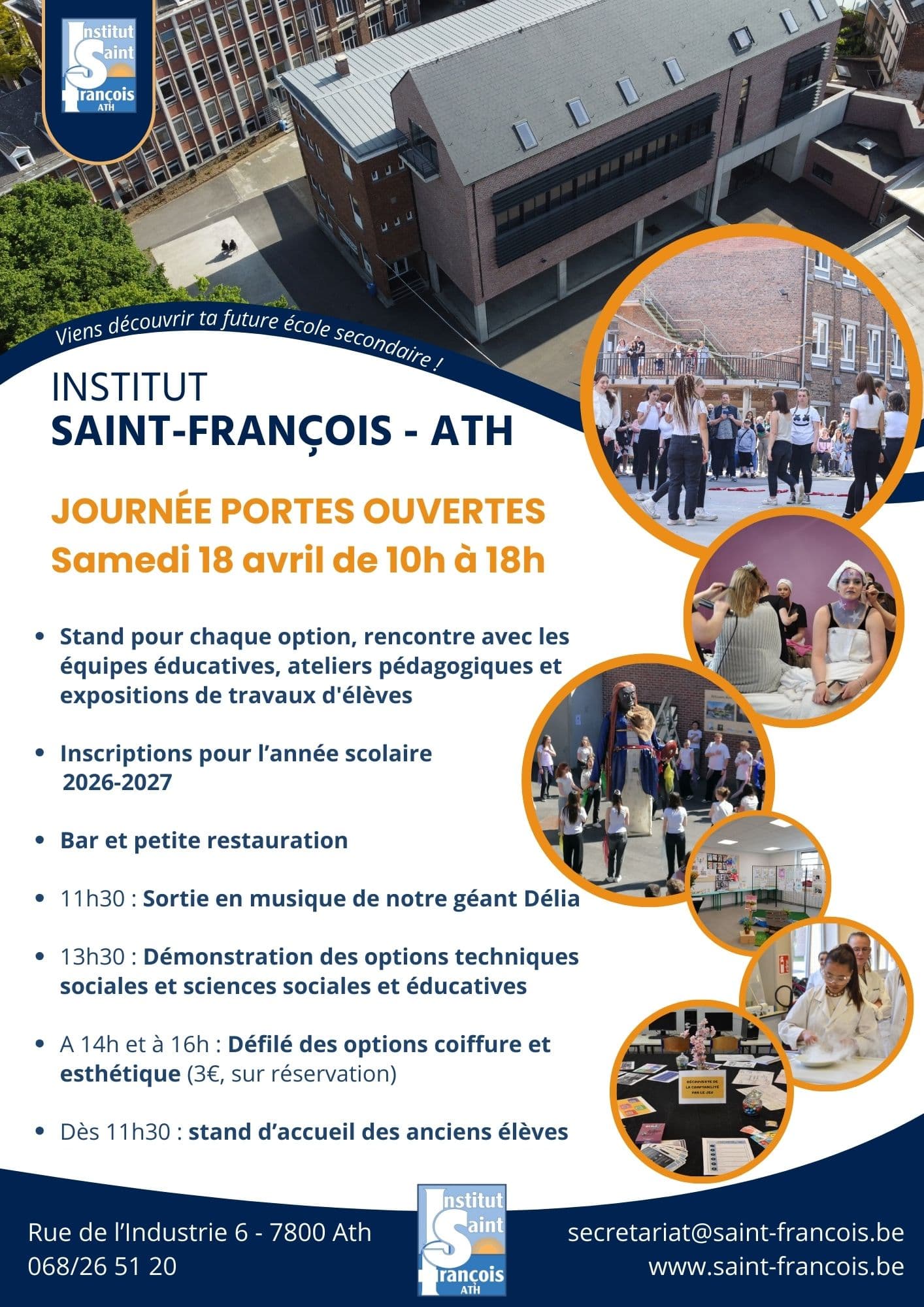 Défilé des options coiffure et esthétique